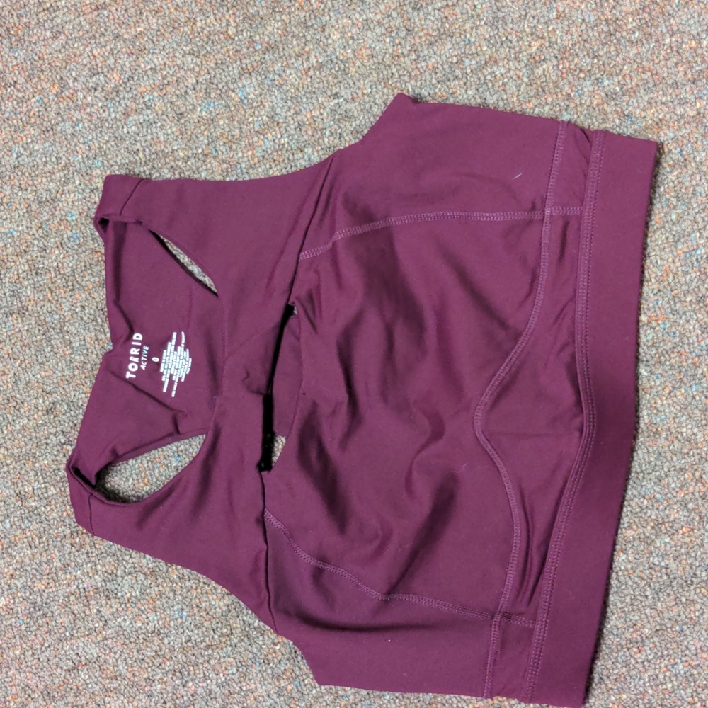 High impact torrid sports bra size 0